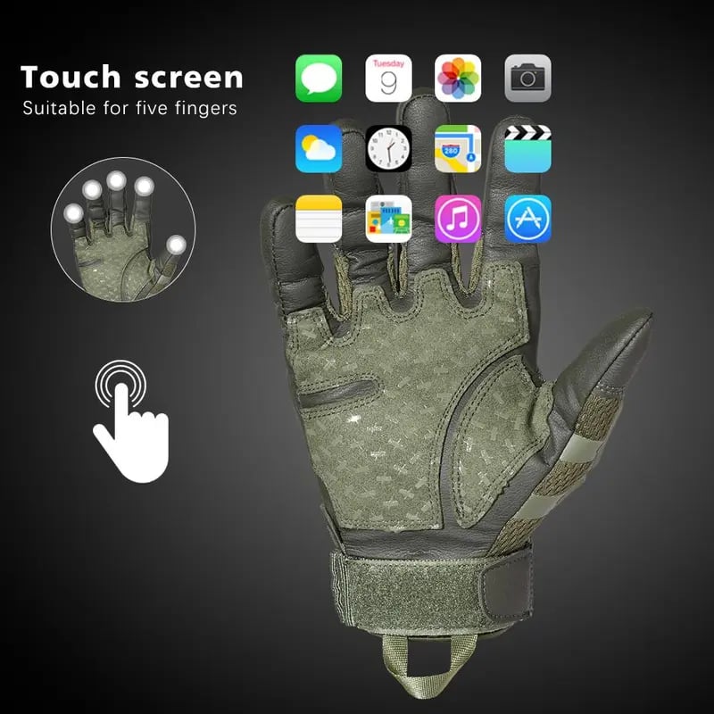 🔥Limited-Time 70% OFF🧤Full-Finger Protective Tactical Gloves|Grip. Protect. Keep Moving.