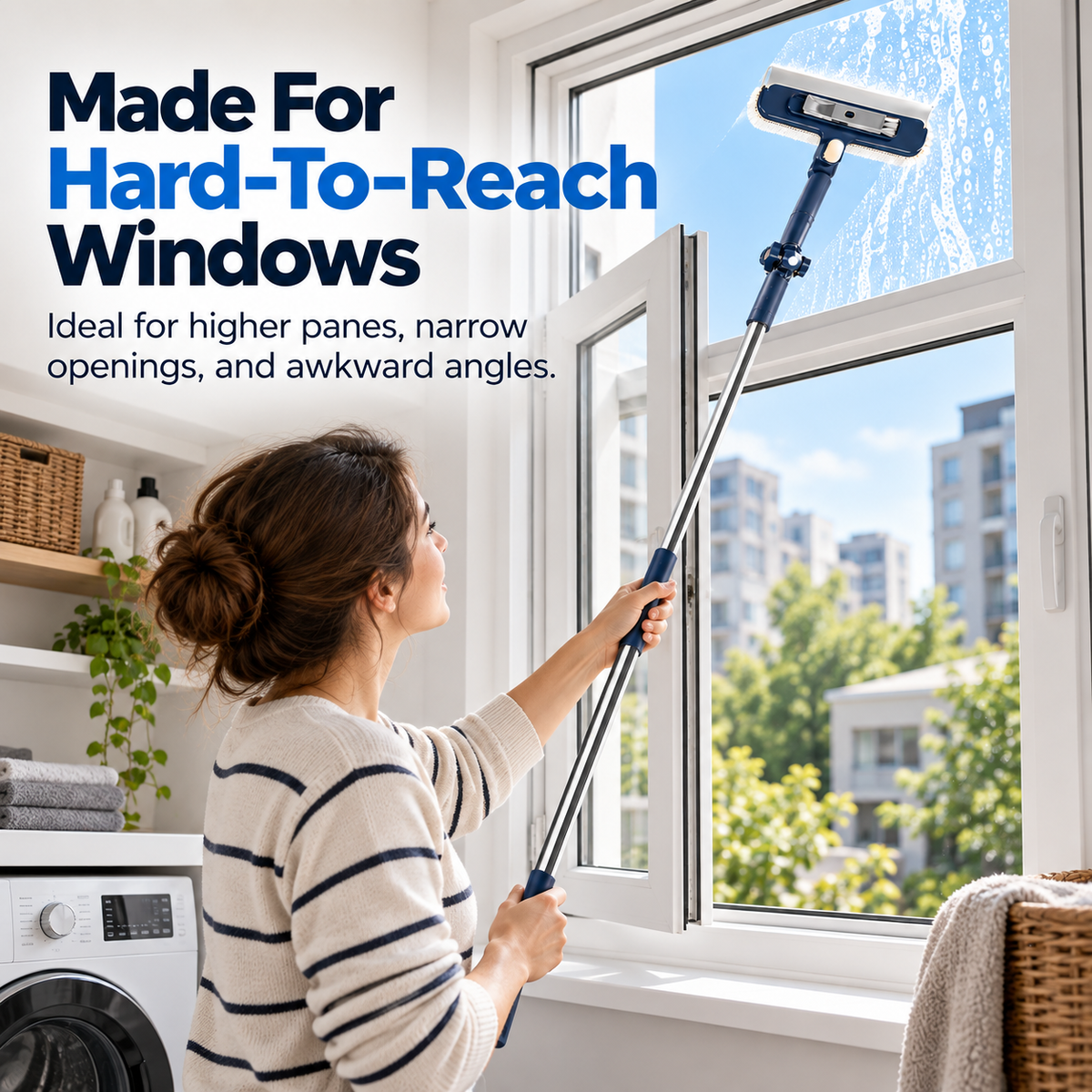 🏆 LIMITED-TIME 50% OFF! ✨Window Cleaning Squeegee for High-Rise Windows