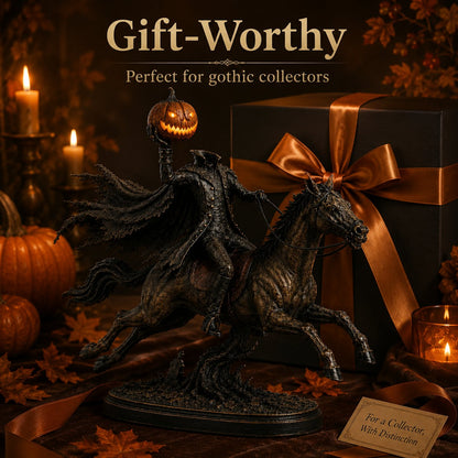 🎃🏇Midnight Chase Headless Horseman Statue(✨Same as the video)