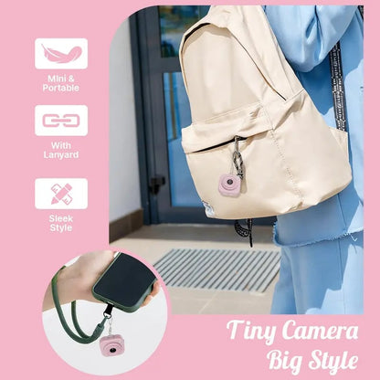 📷Mini Y2K Keychain Digital Camera – 64MP Retro Camera for Travel & Gifting