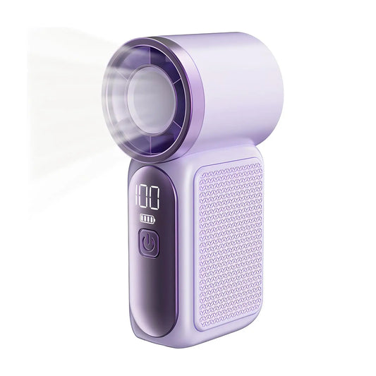 Portable Handheld Mini Fan, 6 Speeds 16900 RPM High Velocity Personal Fan, Type-C Rechargeable Mini Fan for Makeup, Travel, Outdoor, for Women Girl Gift