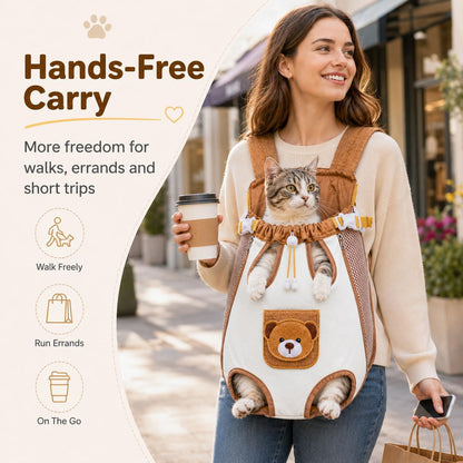 🎉Cute Bear Travel Pet Carrier