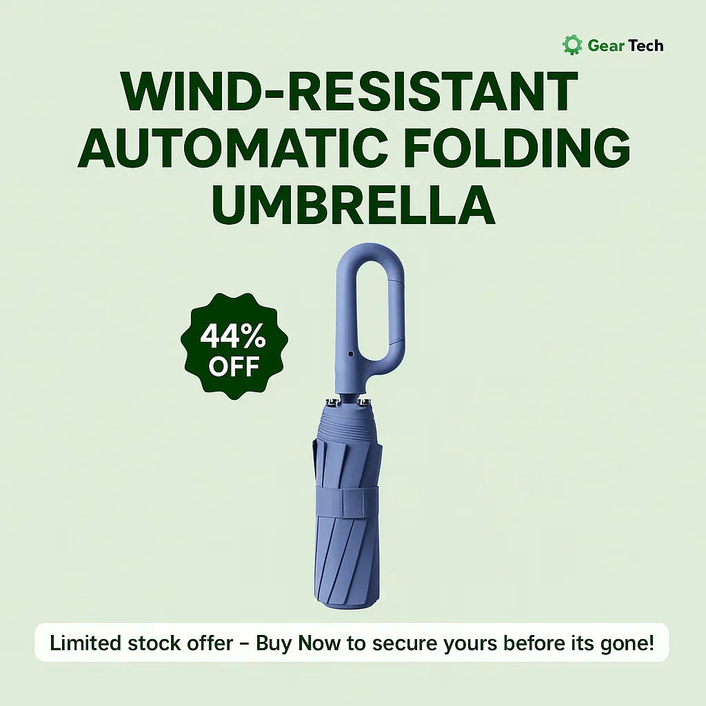 Windproof Automatic Folding Umbrella