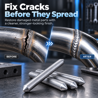 🔥Low-Temperature Flux-Core Metal Repair Rods – 6/12/24 Pack