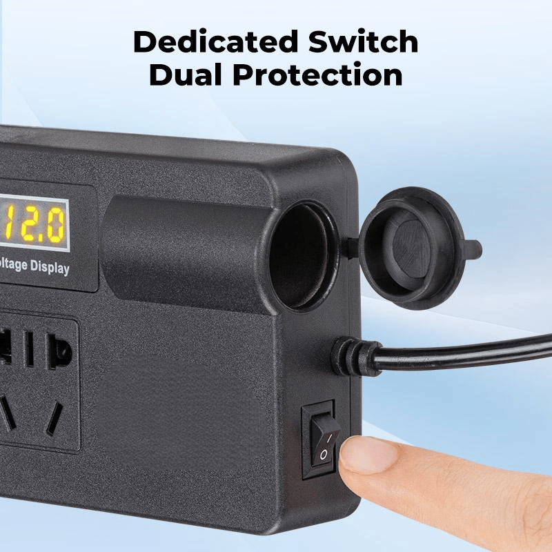 Vehicle Power Inverter & Multi-Port Fast Charger