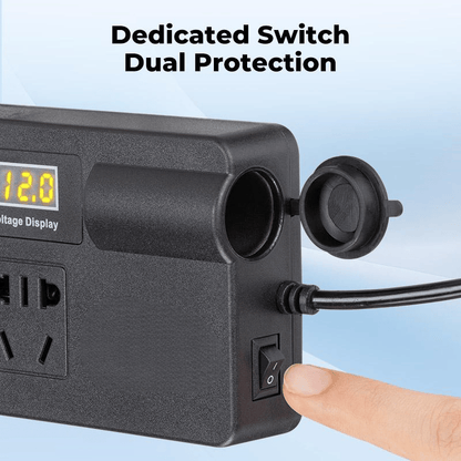 Vehicle Power Inverter & Multi-Port Fast Charger