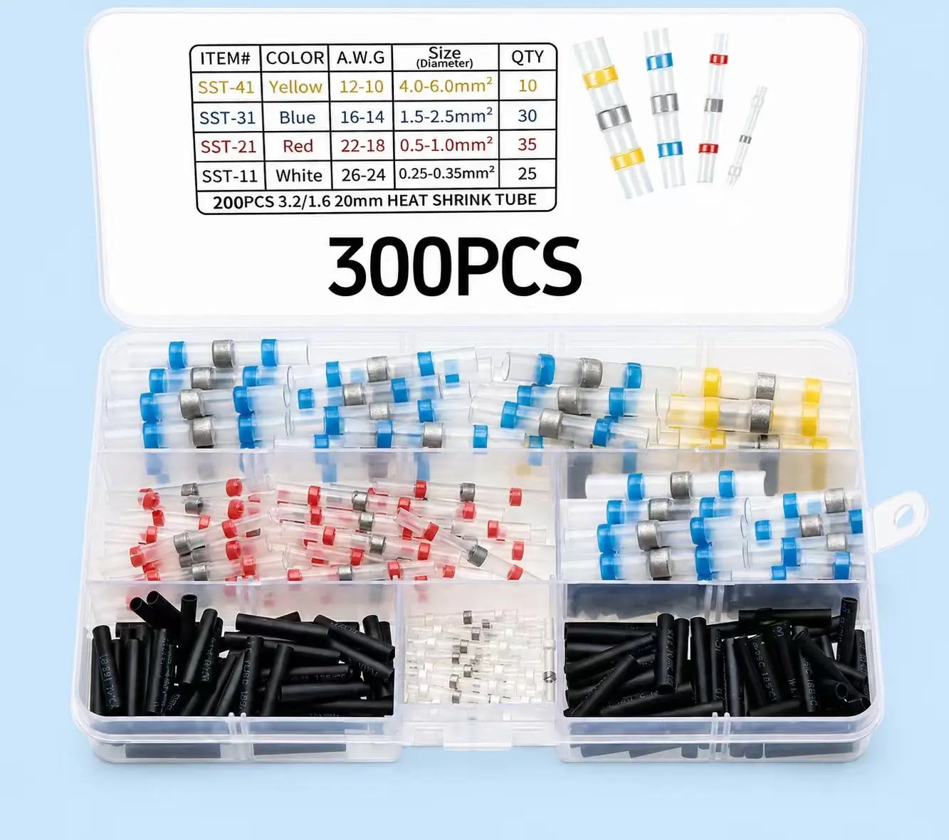 🔥300PCS Solder Seal Wire Connectors