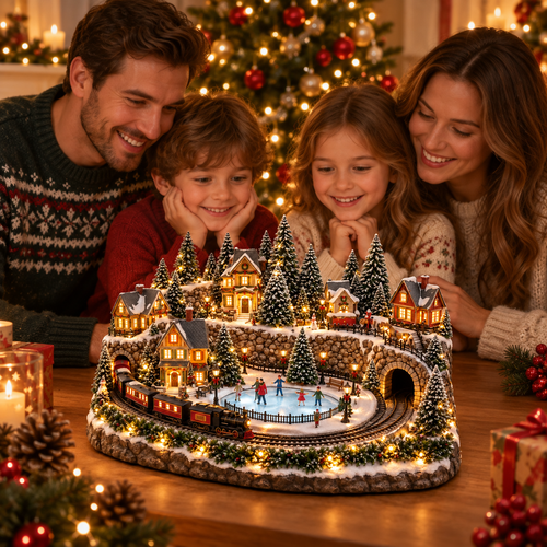 Lighted Christmas Village Collection – Magical Holiday Tabletop Decor
