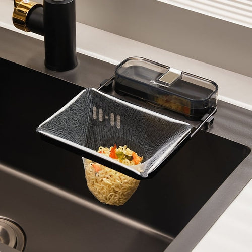 🔥 Limited Time Offer|Foldable Suction Cup Sink Strainer with 50 Filter Bags