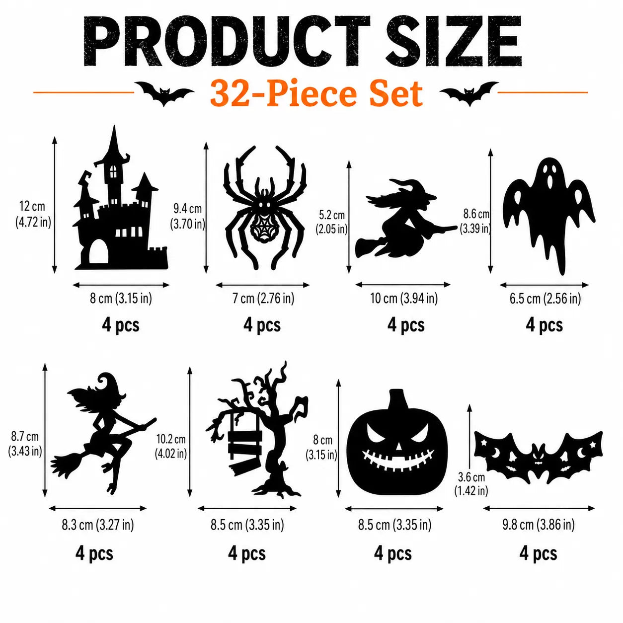 🎃Halloween LED Silhouette Wall Light Stickers