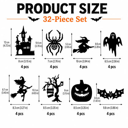 🎃Halloween LED Silhouette Wall Light Stickers