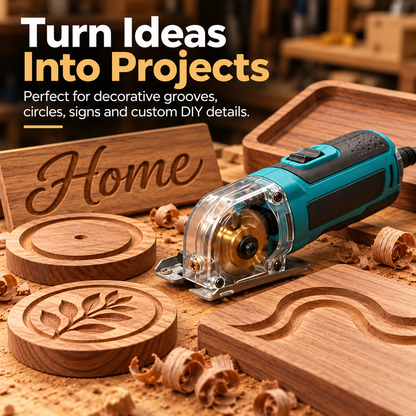 🔧Compact Precision Wood Carving Tool – Freeform Groove & Detail Cutter