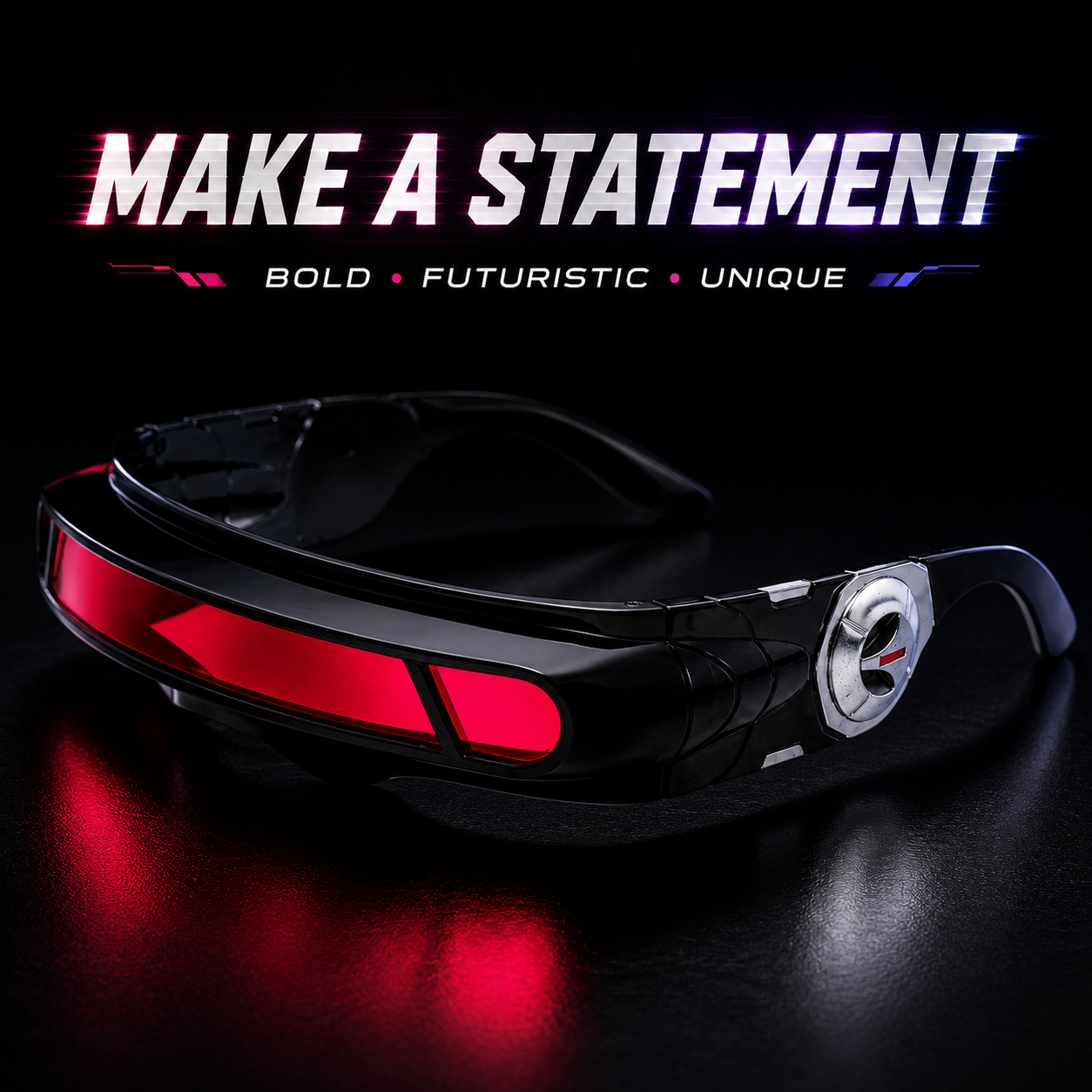 X-Energy Sunglasses Future Hero Visor Cyberpunk Eyewear Props