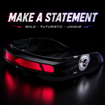 X-Energy Sunglasses Future Hero Visor Cyberpunk Eyewear Props