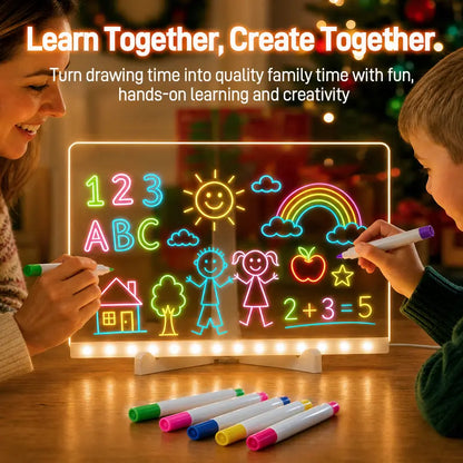 🖌️🎨LED Drawing Board for Kids with Light Effects