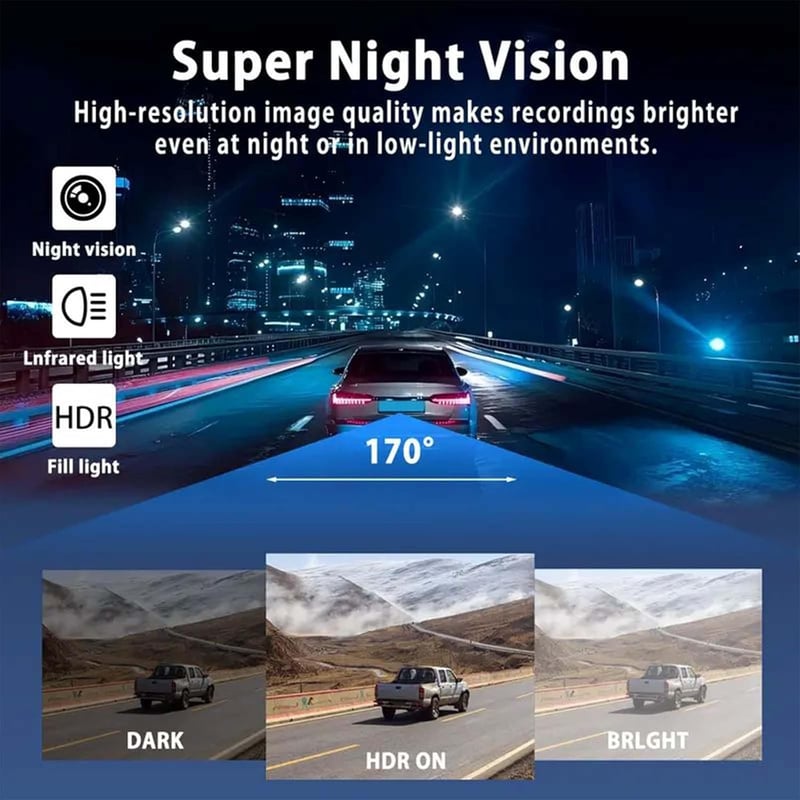 🔥360° Full View Car Dashcam System