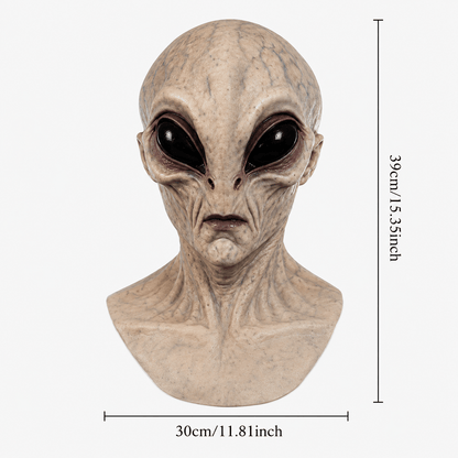 Ultra-Realistic Alien Silicone Mask – Adult Halloween Costume & Cosplay Prop