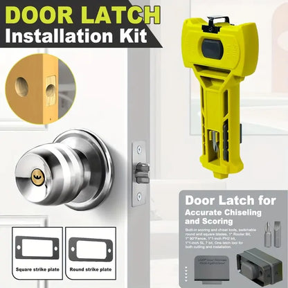 🔨 Door Latch Installation Kit – Precision Mortise Tool for Fast & Accurate Door Lock Installation