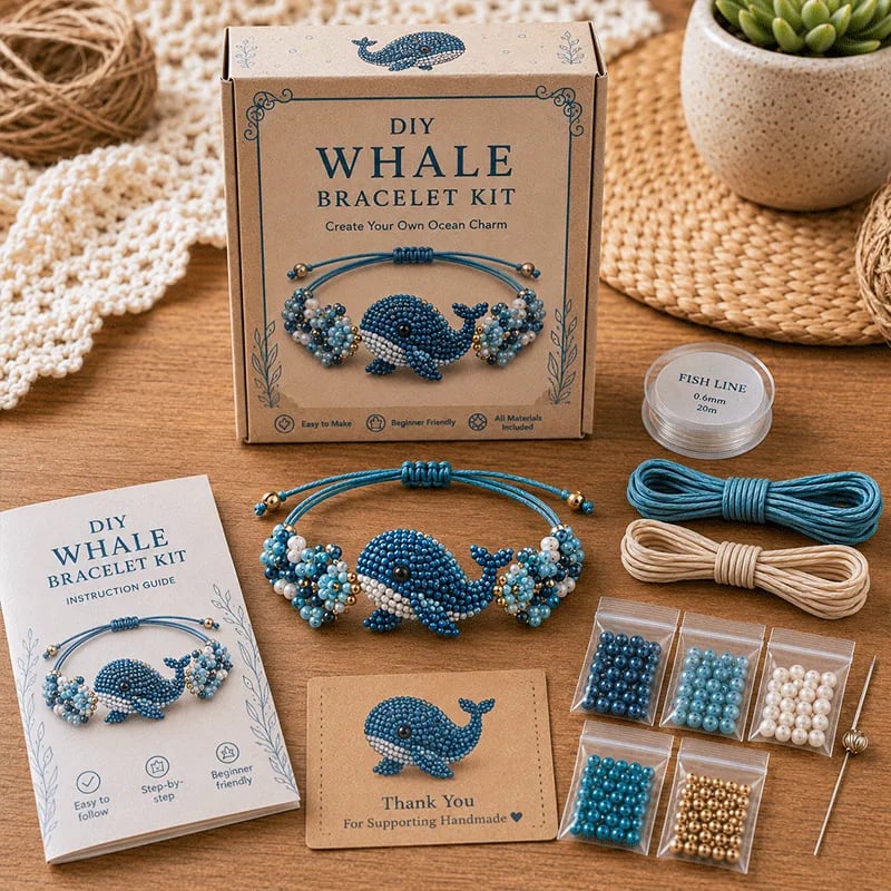 🔥50% Off Last Day - BUY 3 GET 1 FREE🐙DIY Beaded Bracelet Making Kit