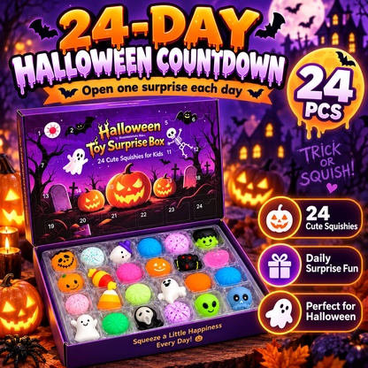 🔥24-Piece Halloween Squishy Surprise Box