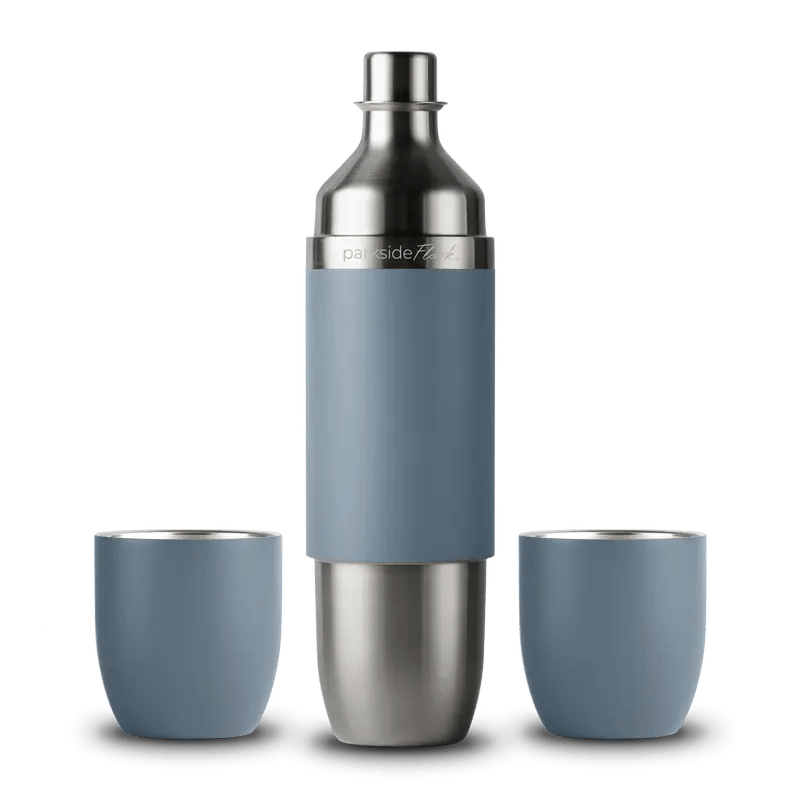 🍷✨All-in-One Insulated Wine Flask & 2 Magnetic Tumblers – 750ml Portable Set