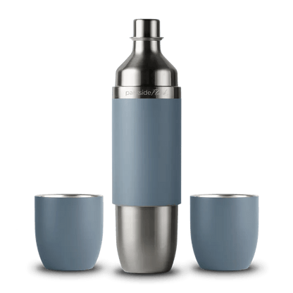 🍷✨All-in-One Insulated Wine Flask & 2 Magnetic Tumblers – 750ml Portable Set