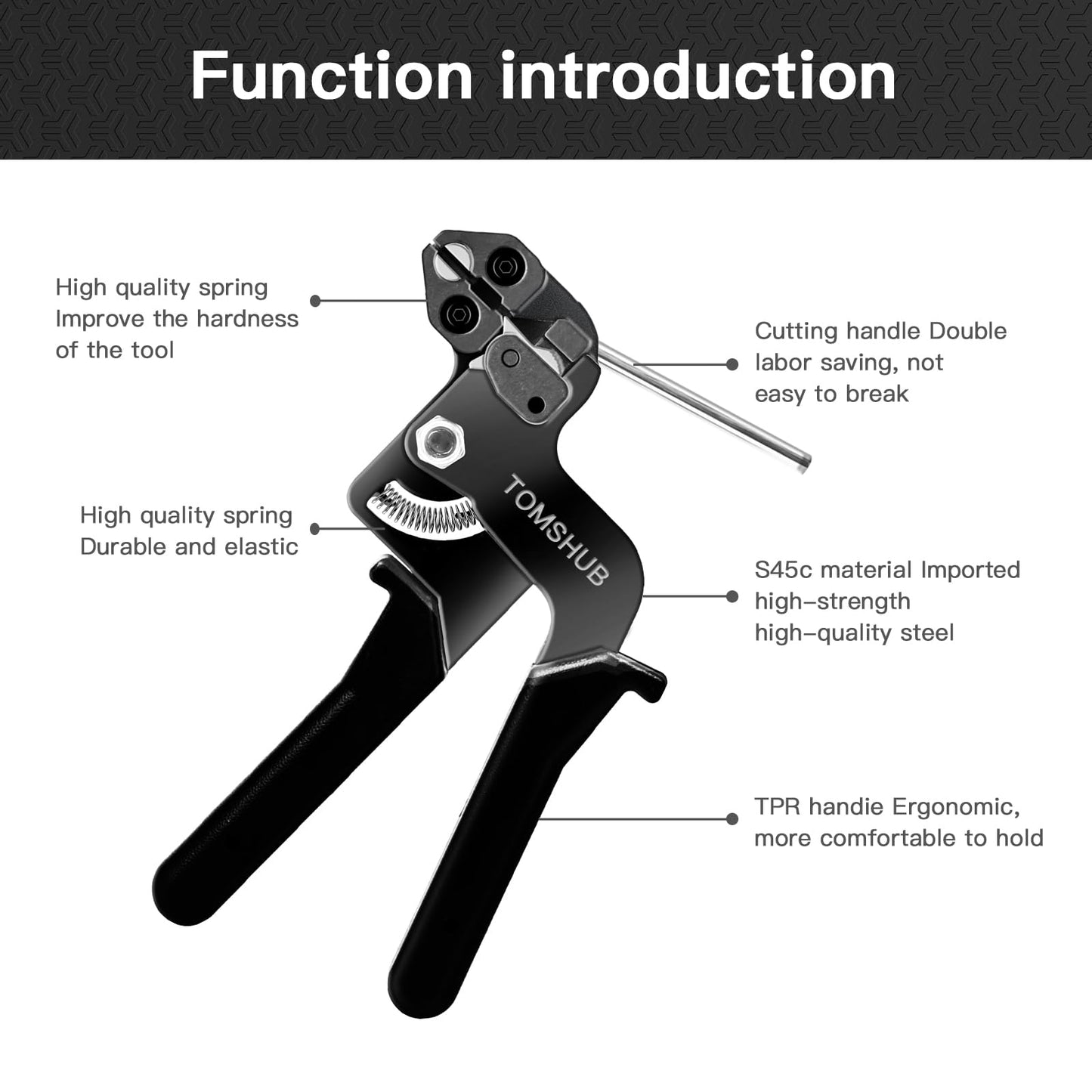 🔥Stainless Steel Cable Tie Gun with Metal Zip Ties
