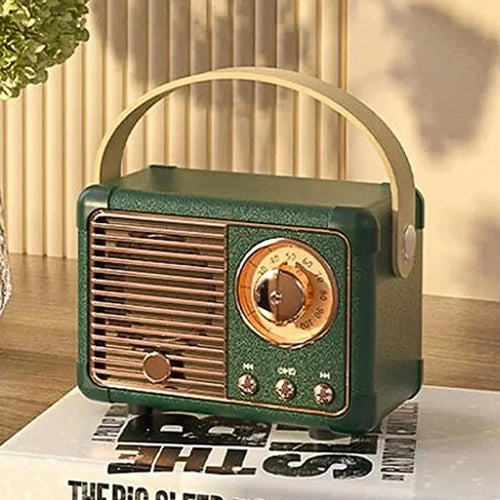 🔥Flash Sale: 50% OFF🎁Portable Retro Bluetooth Speaker with Rechargeable Battery