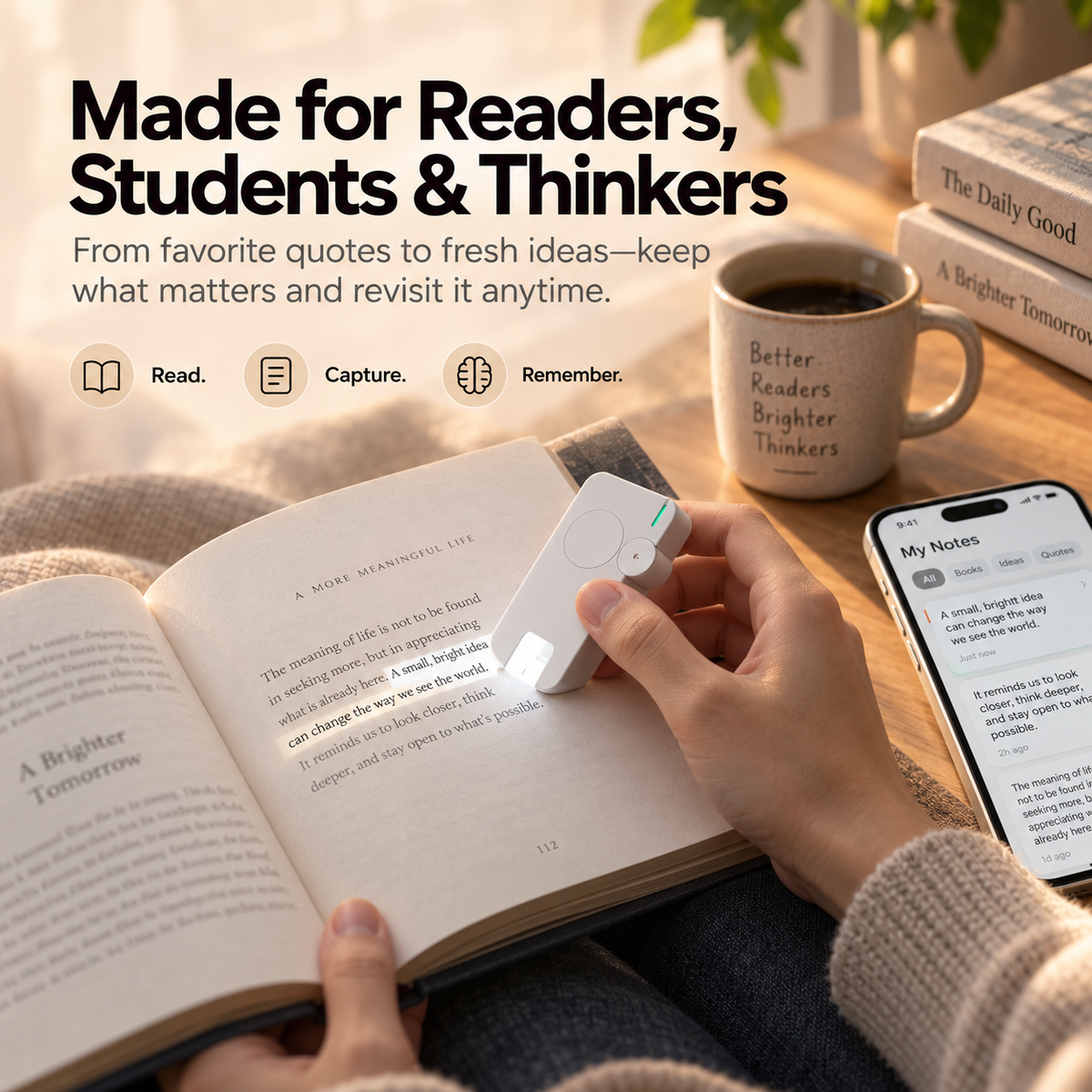 📚 Smart AI Bookmark & Digital Highlighter – Scan, Save & Organize Every Great Idea