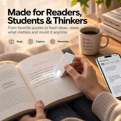 📚 Smart AI Bookmark & Digital Highlighter – Scan, Save & Organize Every Great Idea
