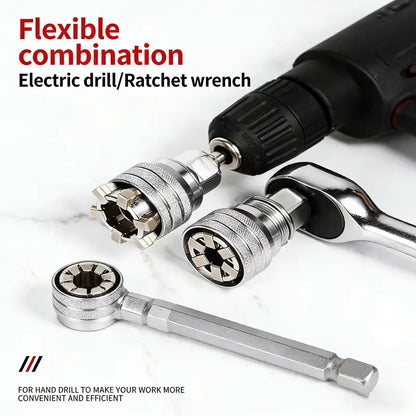 🔥Multi-Function Universal Socket Wrench Tool-Father's Day Gifts