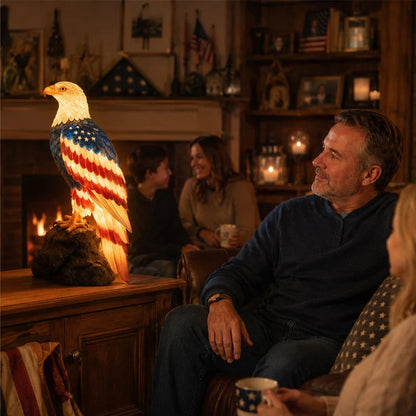 🇺🇸 250th Anniversary Patriotic Bald Eagle Lamp🦅