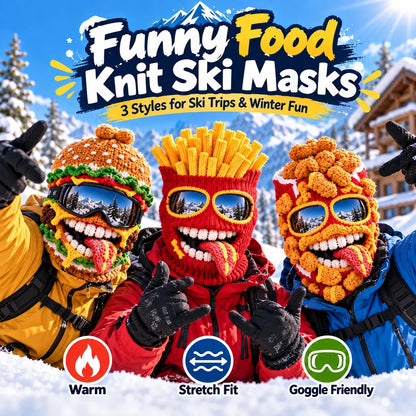 🍔🍟 Squad Goals! The Funniest Fast Food Ski Mask For Winter 2026! ⛷️❄️