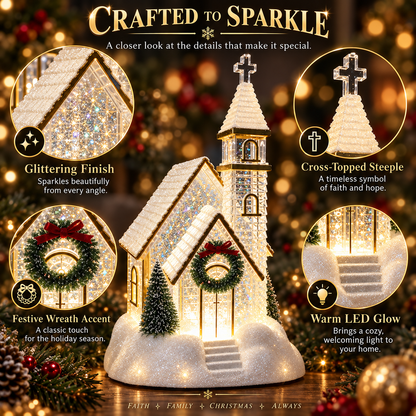 🎄 Enchanted Musical Snowfall Christmas Lantern with Glowing Lights