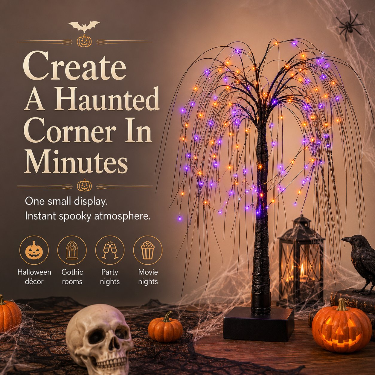 🎃Spooky Halloween Tree Light