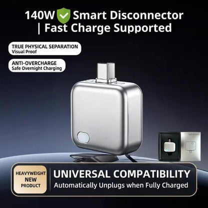 🔥 Limited Time Offer🔥140W Auto-Eject Battery Guard – Charge Fast, Disconnect Smarter