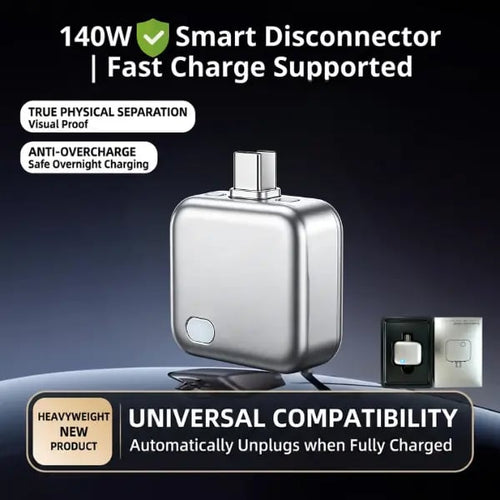 🔥 Limited Time Offer🔥140W Auto-Eject Battery Guard – Charge Fast, Disconnect Smarter