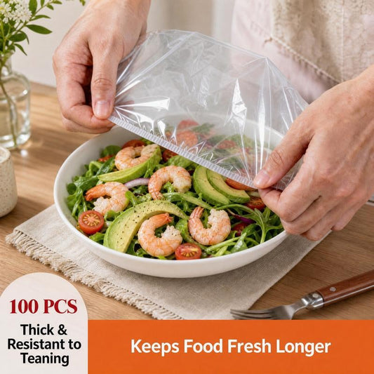 Reusable Elastic Food Covers – Stretch-to-Fit Bowl & Plate Covers