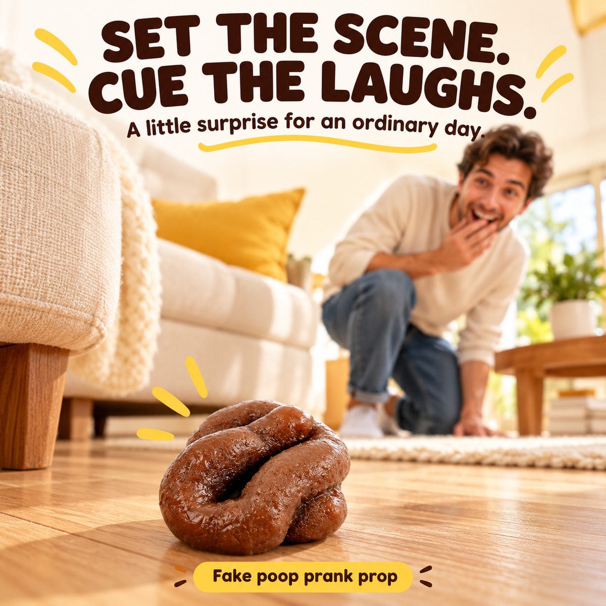 FYY 7-piece realistic fake poop prank set - product image 5