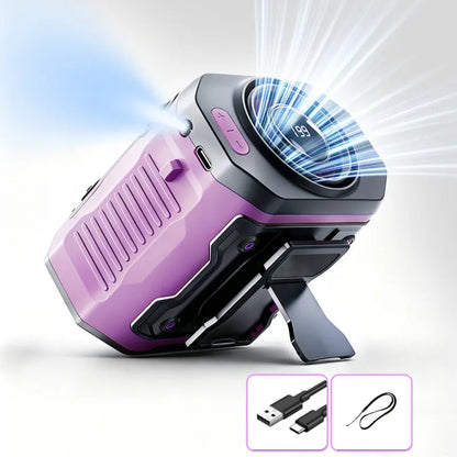 Rechargeable Handheld Portable Fan, 199-Speed Adjustable