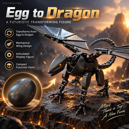 Mechanical collectible egg style illustration