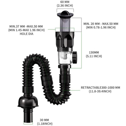 🔥Universal Anti-Odor Sink Drain Pipe Kit