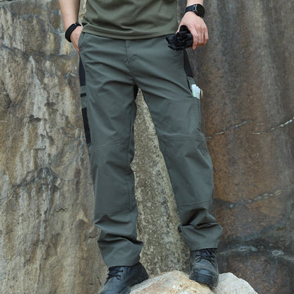 ⚡Hot Sales 49% OFF🔥Men's Solid Color Camouflage Printed Pocket Zipper Waterproof Tactical Work Pants