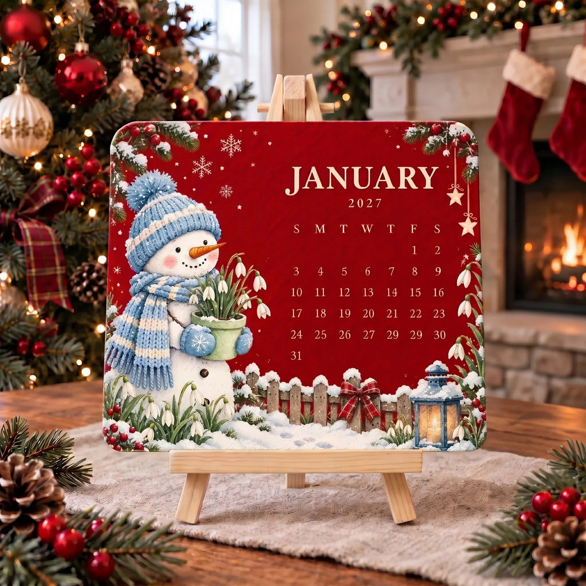 🌱 Christmas Special Edition – Eco-friendly, plantable “timeless” seed calendar 2027 🌸🌿