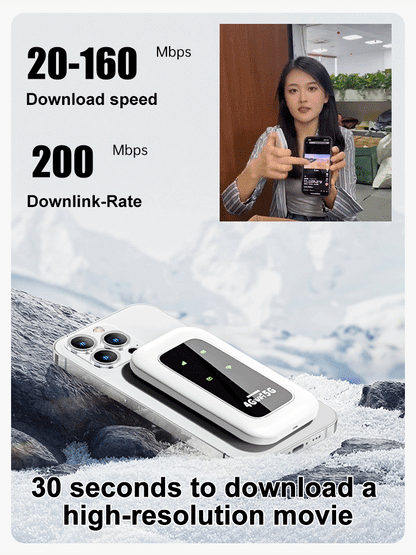 📶 All-Network Pocket WiFi – Ready in Seconds No Setup! No Hassle! Just Connect!🔥[Power on and use, free for life]