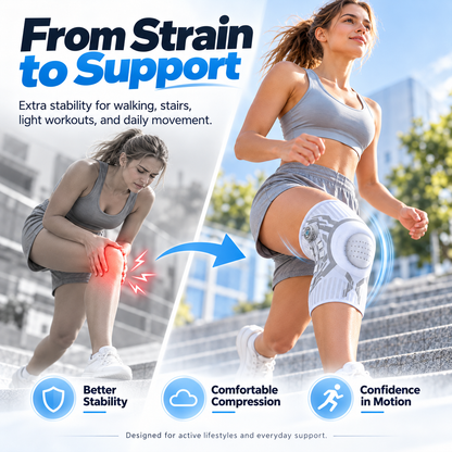 🔥🦵 360° Adjustable Knee Support Brace 💪✨ Dial-Fit Compression, Non-Slip Design & Breathable Comfort 🚶‍♀️🏃‍♂️ Stay Active with Confidence!