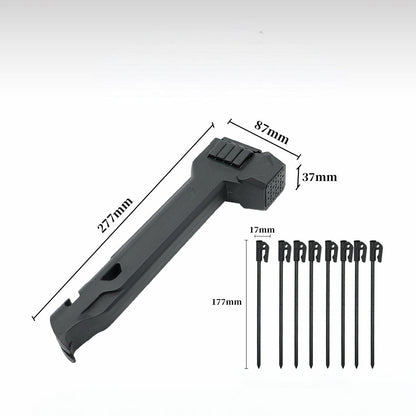 🔨⛺The All-in-One Camping Hammer with 8 Stakes
