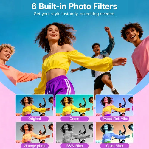 📷Mini Y2K Keychain Digital Camera – 64MP Retro Camera for Travel & Gifting