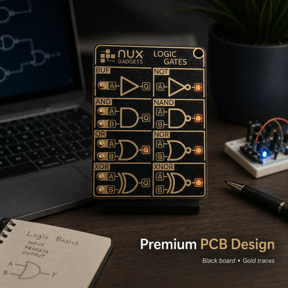 🧠 Interactive Logic Gate Circuit Board — Learn Digital Electronics Through Hands-On Experiments ⚡