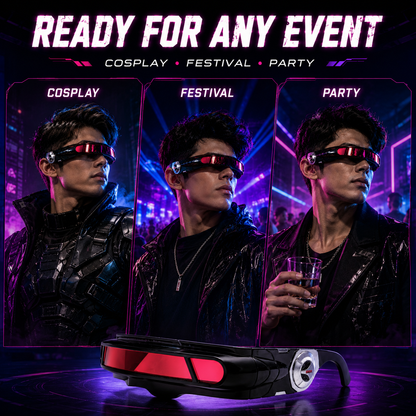 X-Energy Sunglasses Future Hero Visor Cyberpunk Eyewear Props